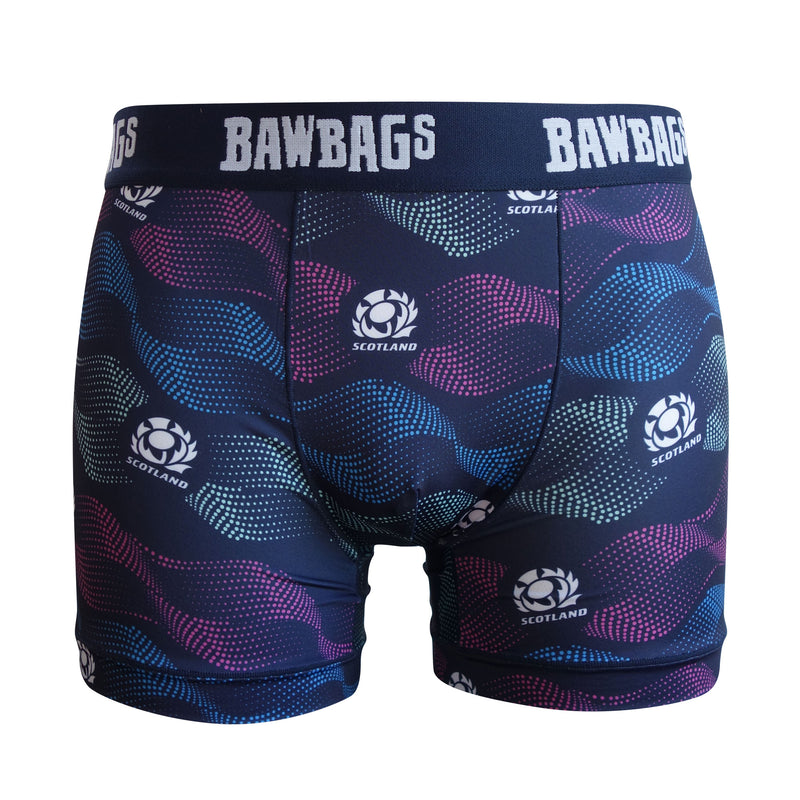 Cool De Sacs Scotland Rugby Dots Boxer Shorts Bawbags