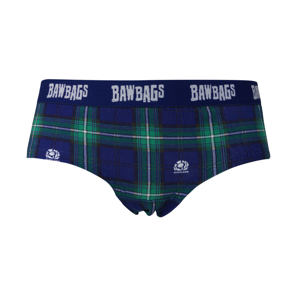 Women's Scotland Rugby Tartan Cotton Underwear
