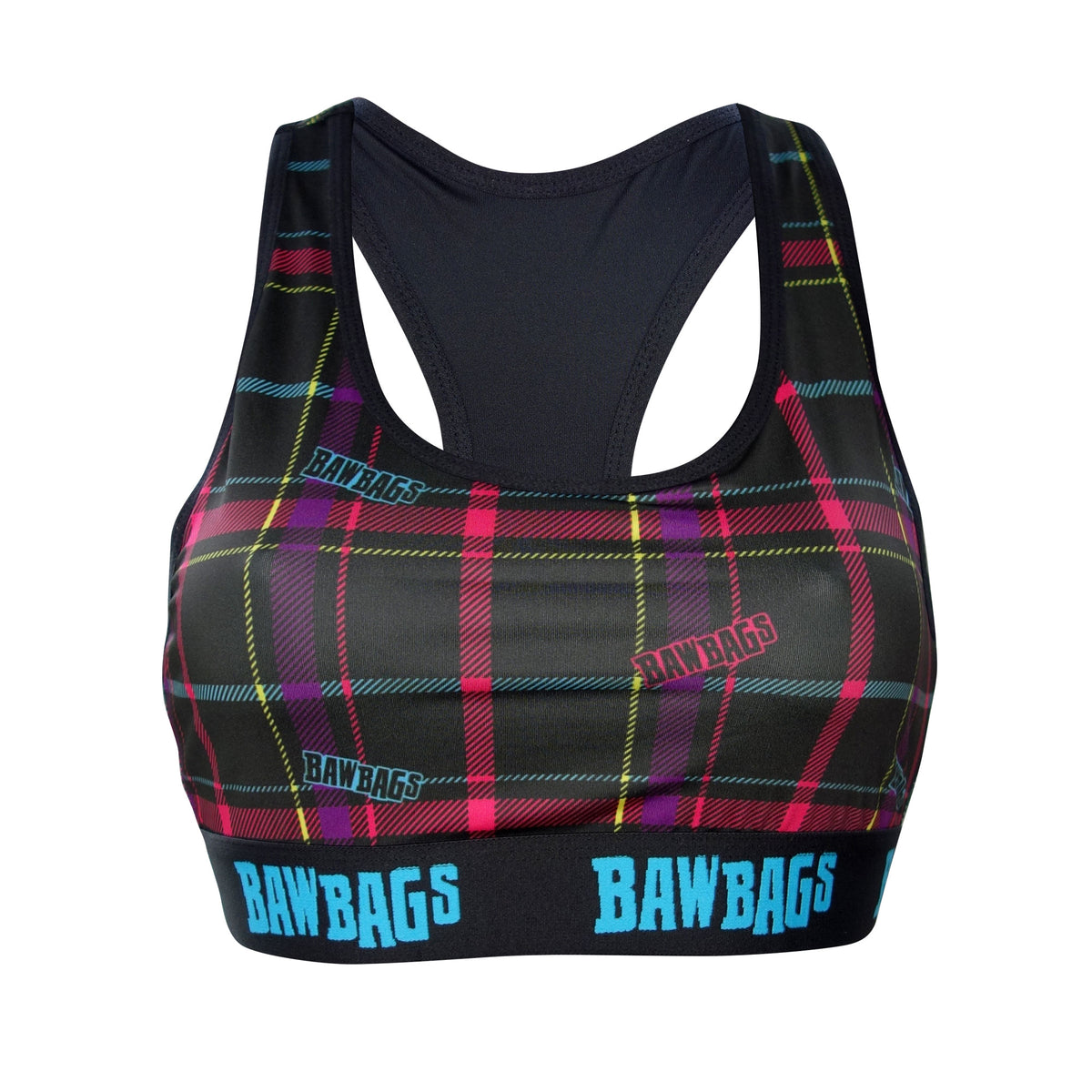 Bralette - Techno Tartan