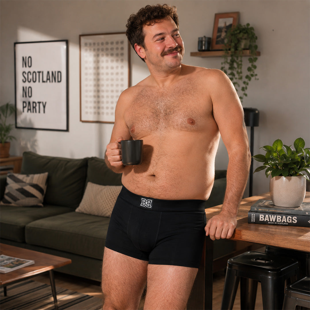 Black BamBaw 5-Pack Boxer Shorts