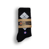 Argyle Black/White Socks