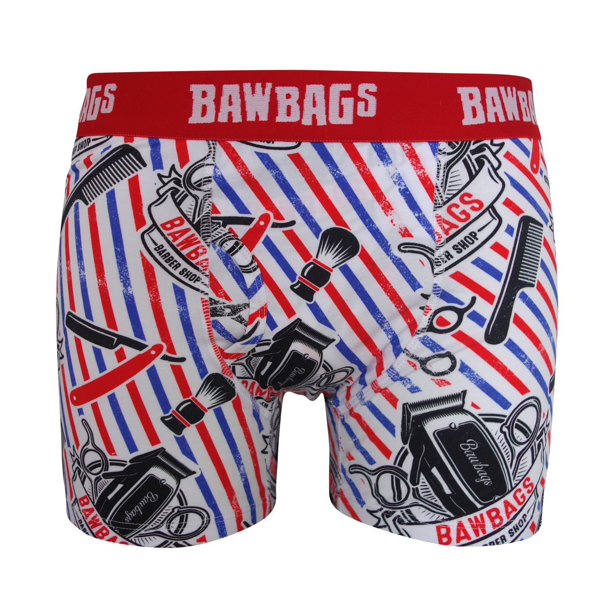 Barber Shop Cotton Boxer Shorts