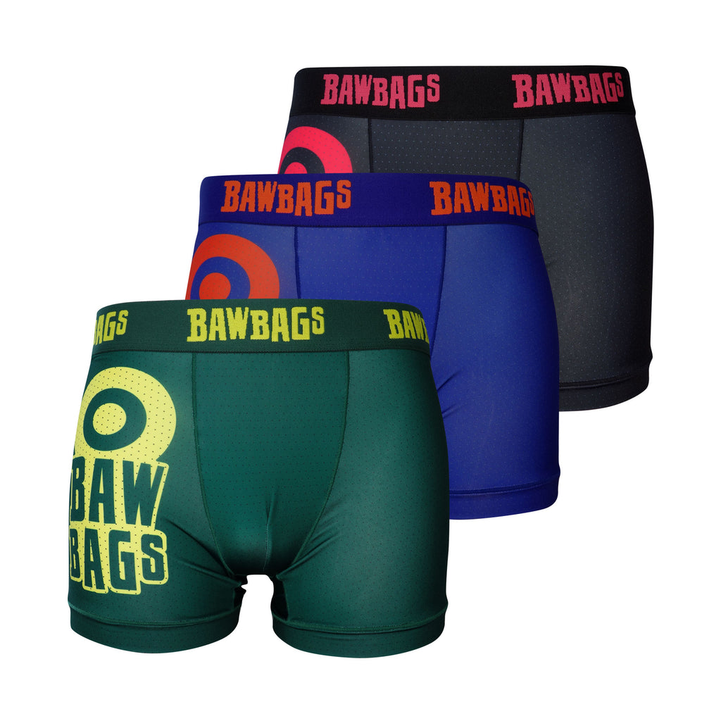 Cool De Sacs Bawler 3-Pack Technical Boxer Shorts