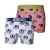 Cool De Sacs Scotland Rugby Away and Avocado 2-Pack of Technical Boxer Shorts