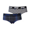 Women's Scallops and Dark Tartan 2-Pack of Cotton Underwear