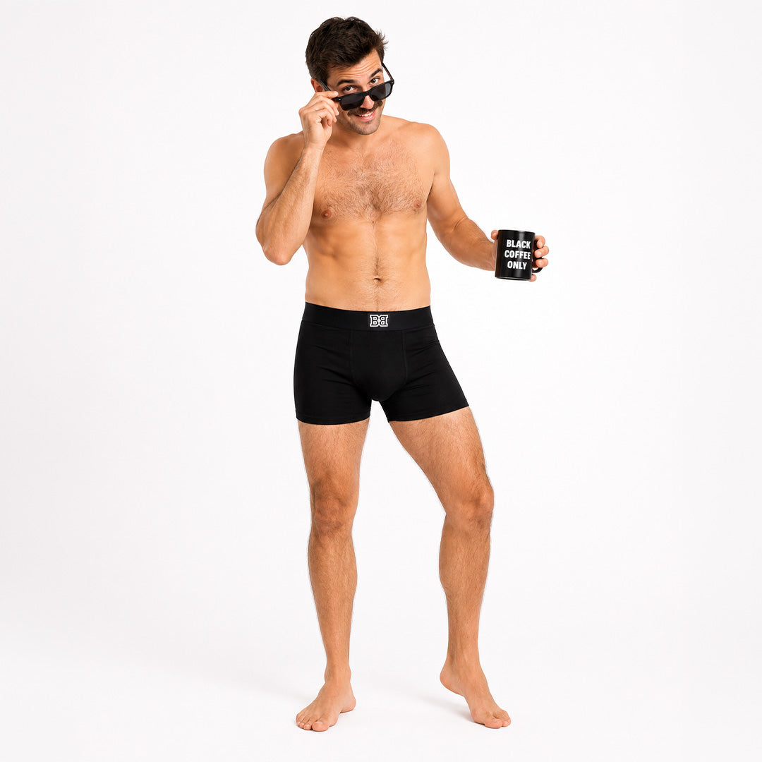 Black BamBaw 5-Pack Boxer Shorts