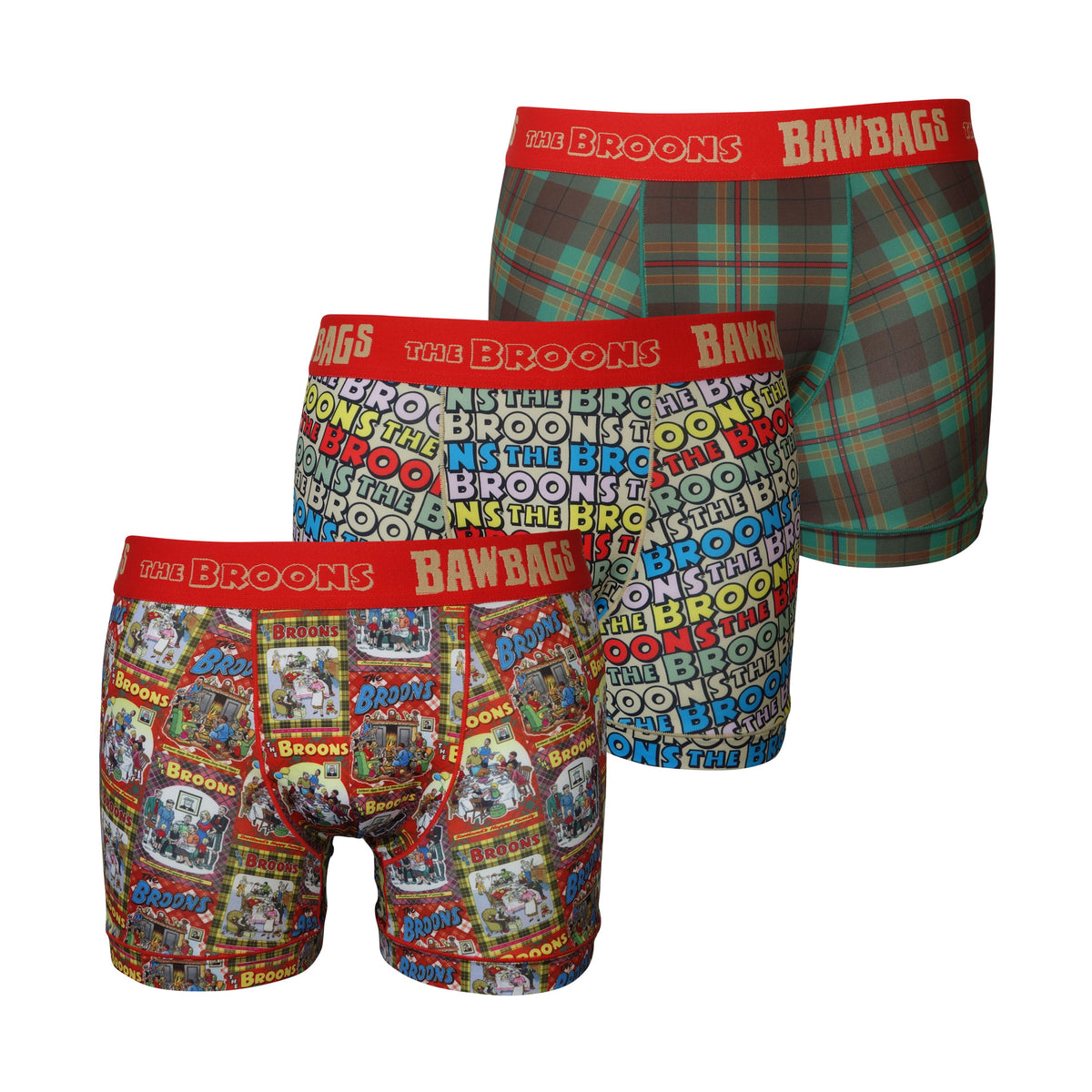 Cool De Sacs The Broons 3-Pack Technical Boxer Shorts