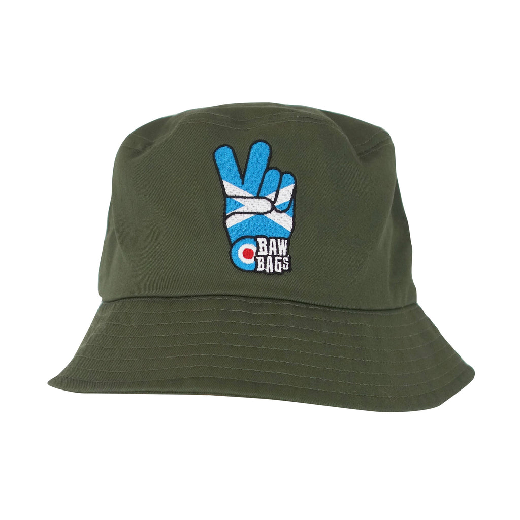 Peace Bucket Hat - Khaki