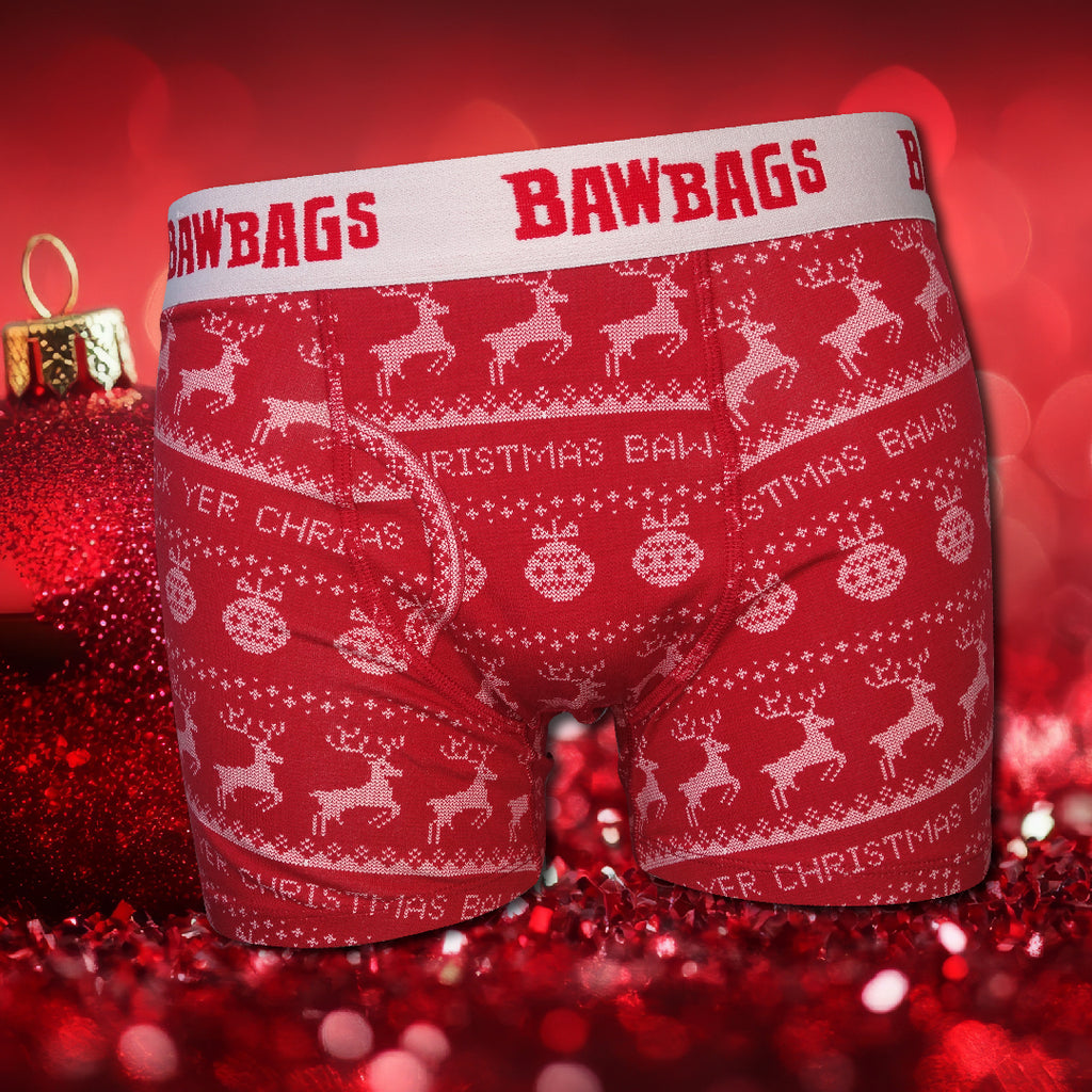 Christmas Baws Cotton Boxer Shorts