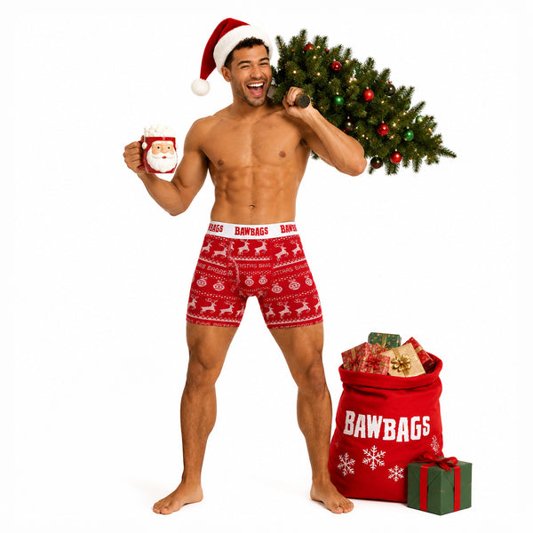 Christmas Baws Cotton Boxer Shorts