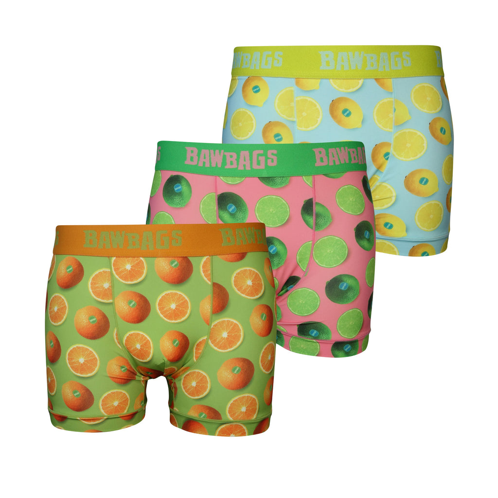 Cool De Sacs Citrus 3-Pack Technical Boxer Shorts