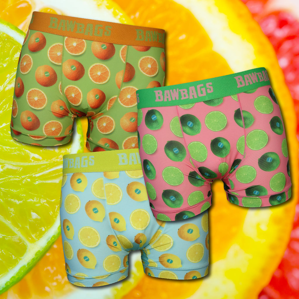 Cool De Sacs Citrus 3-Pack Technical Boxer Shorts