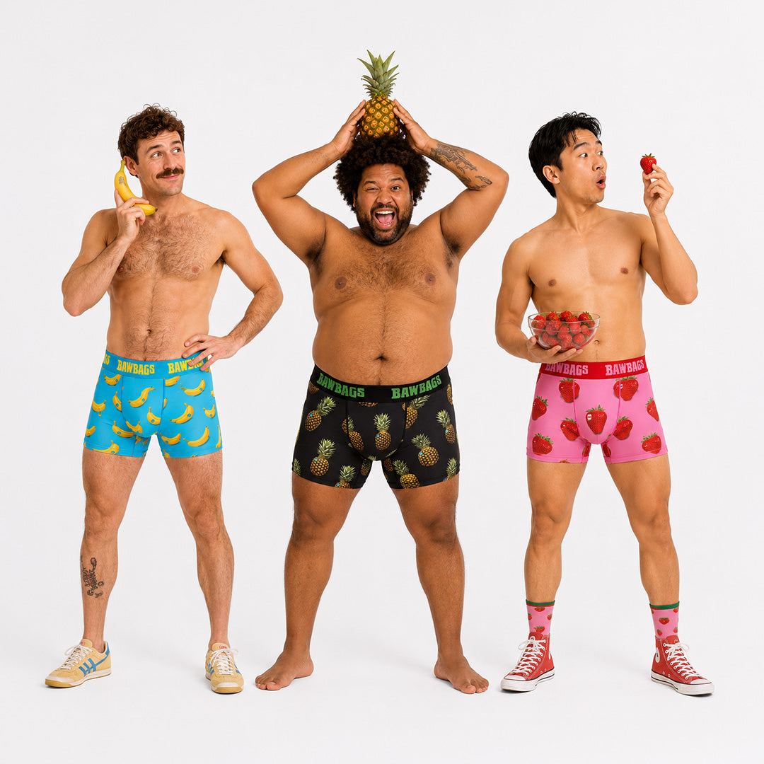 Cool De Sacs Fruit Bowl 3-Pack Technical Boxer Shorts