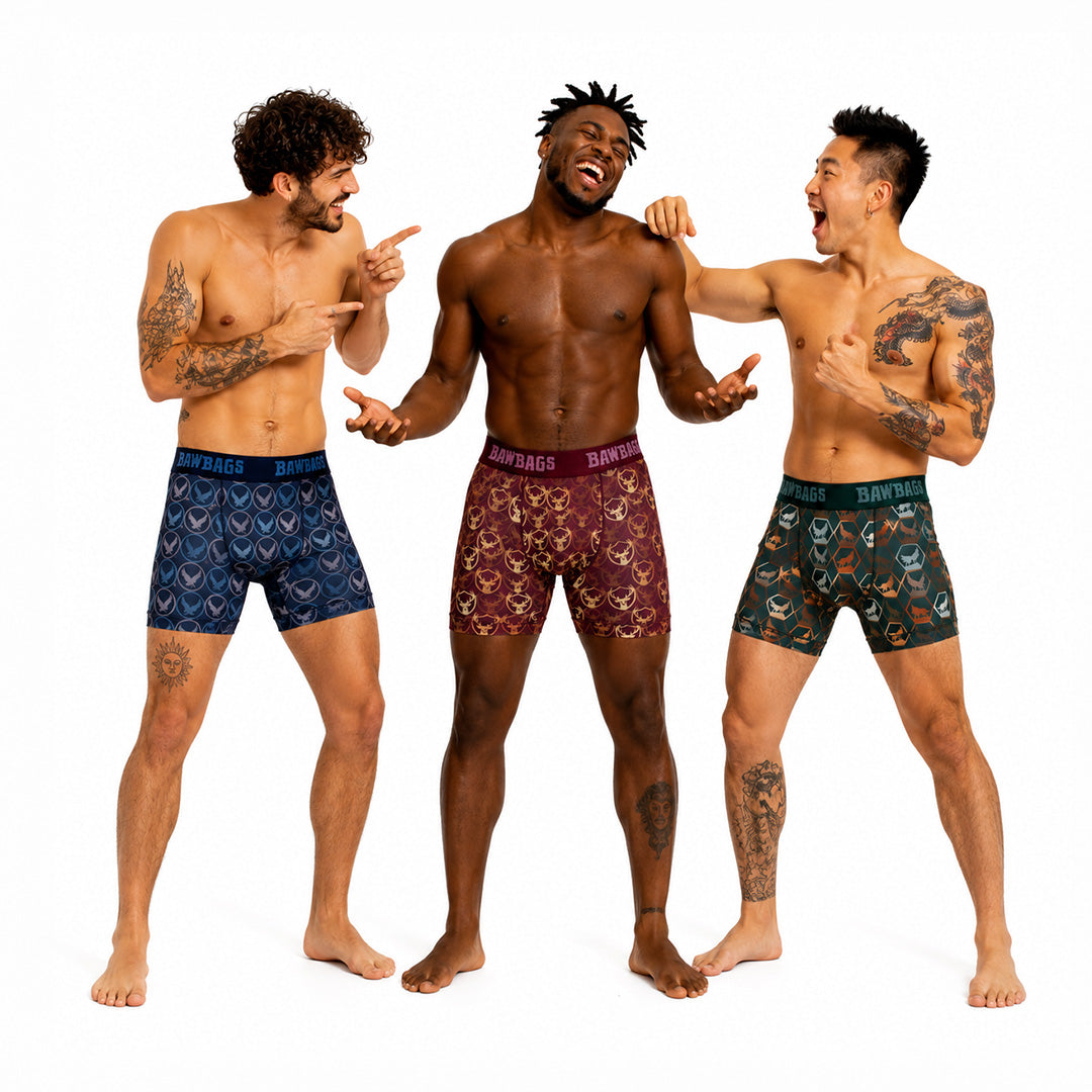 Cool De Sacs House Of Baws 3-Pack Technical Boxer Shorts