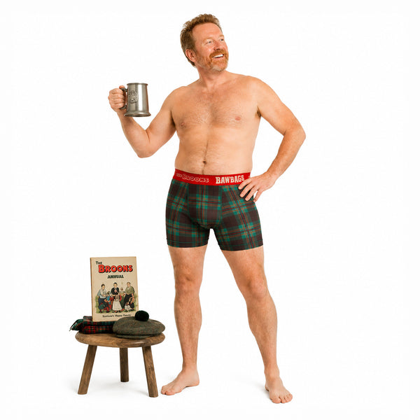Cool De Sacs The Broons Tartan Technical Boxer Shorts