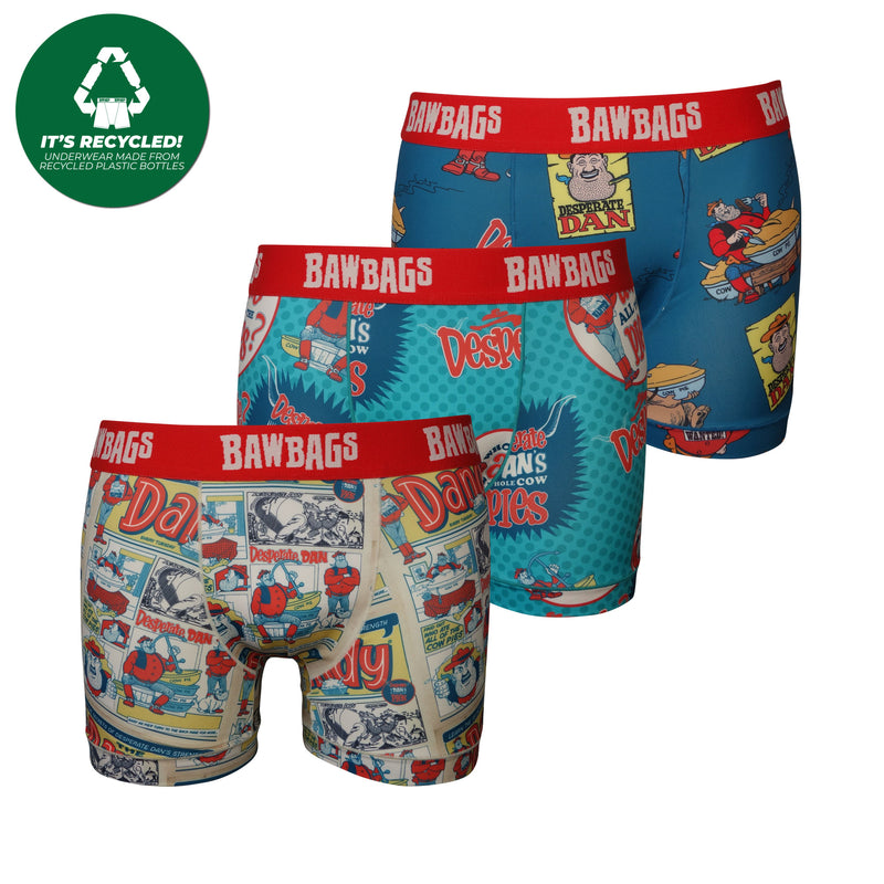 Cool De Sacs The Dandy 3-Pack Technical Boxer Shorts | Bawbags