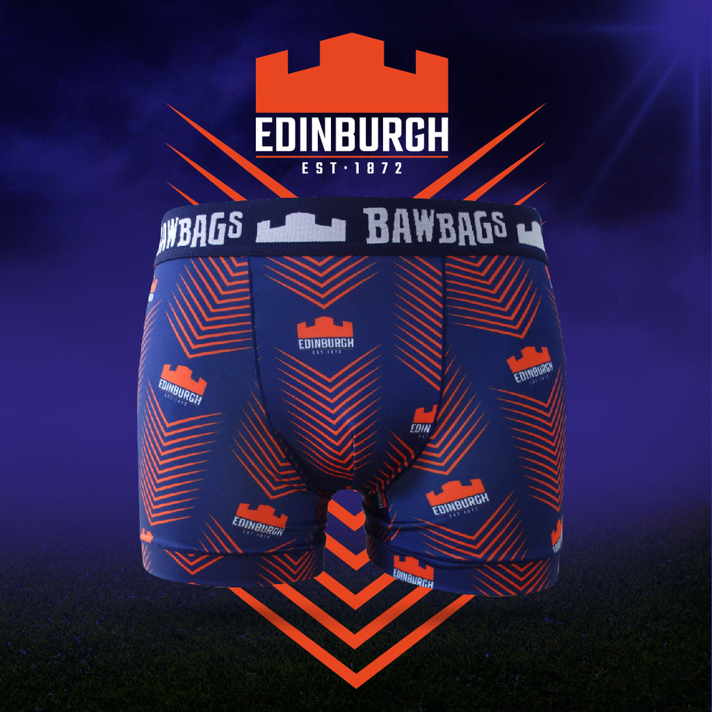 Cool De Sacs Edinburgh Rugby Chevron Technical Boxer Shorts