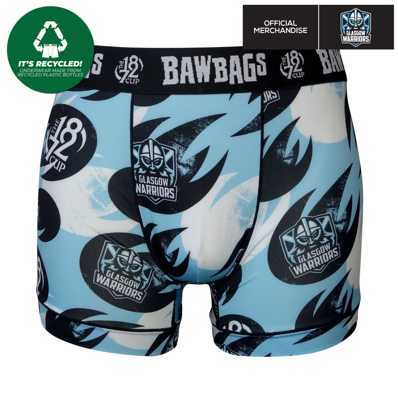 Glasgow Warriors 1872 Cup Boxer Shorts - Bawbags