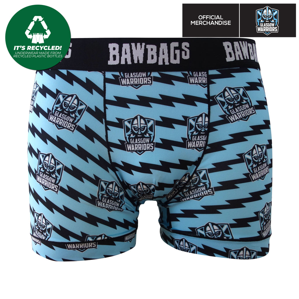 Cool De Sacs Glasgow Warriors Stripe Technical Boxer Shorts