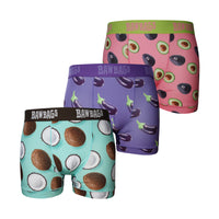 Cool De Sacs Grocery 3-Pack Technical Boxer Shorts