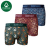 Cool De Sacs House Of Baws 3-Pack Technical Boxer Shorts