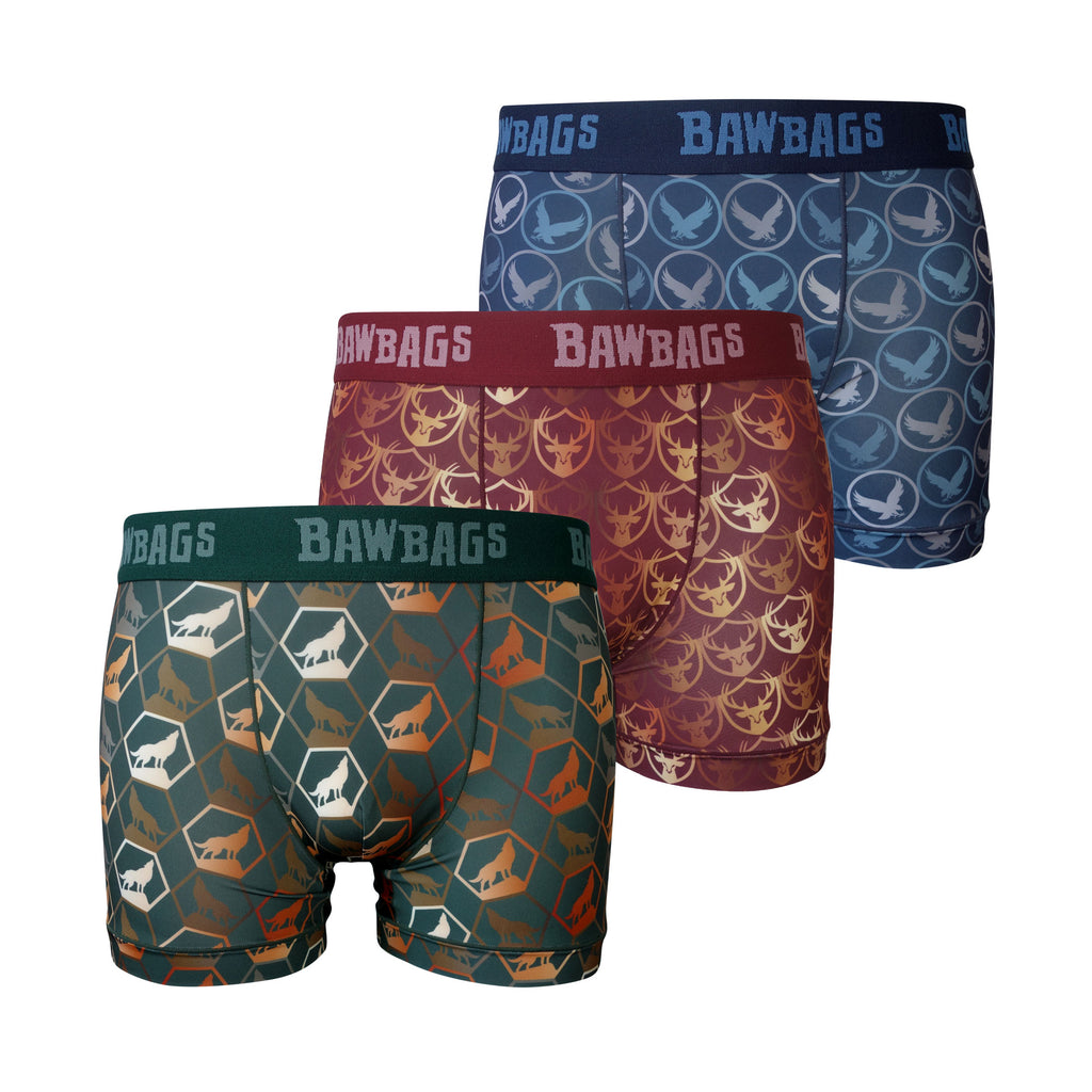 Cool De Sacs House Of Baws 3-Pack Technical Boxer Shorts