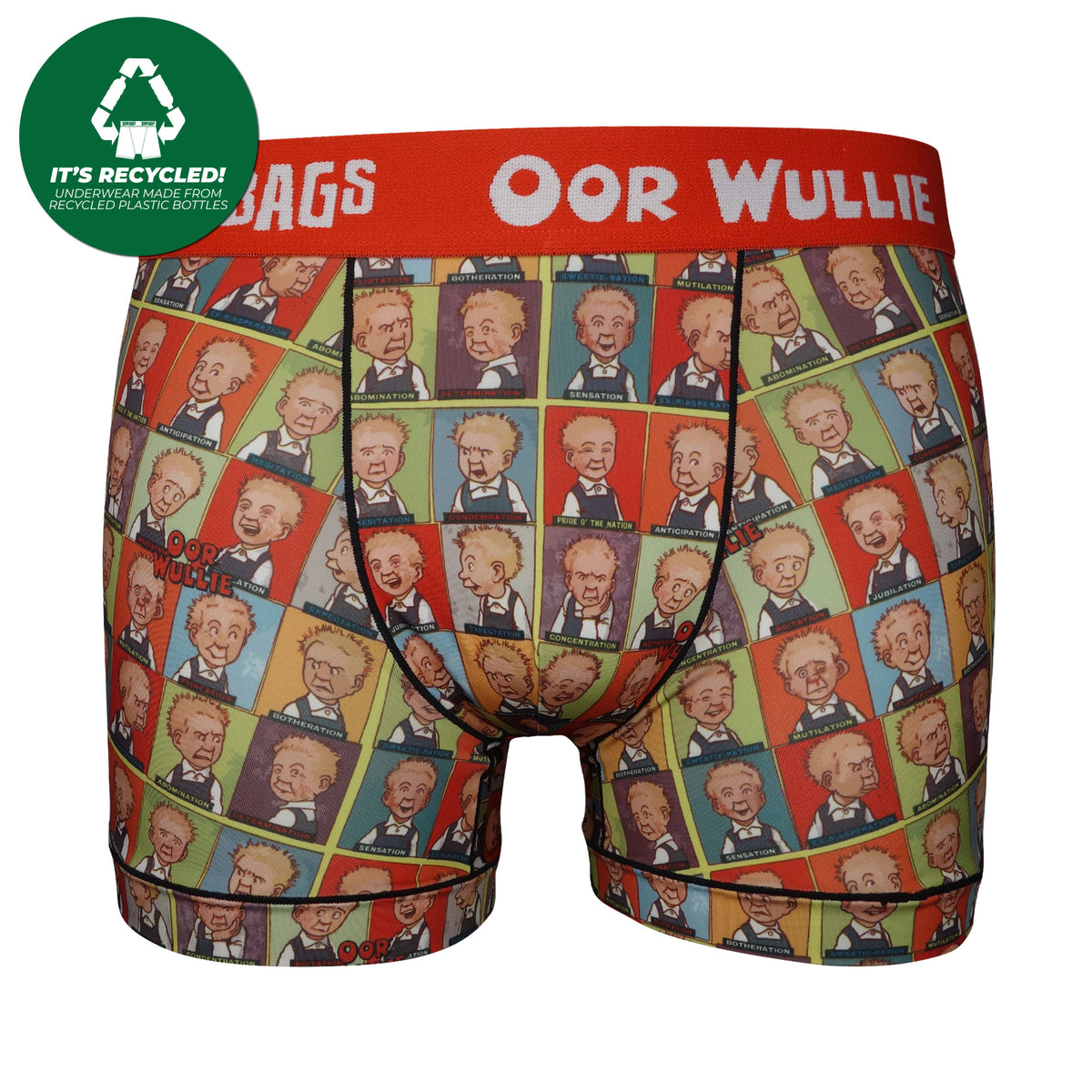 Boys Cool De Sacs Eyebaws Technical Boxer Shorts