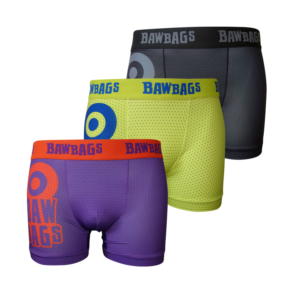 Cool De Sacs Re:Bawler 3-Pack Technical Boxer Shorts