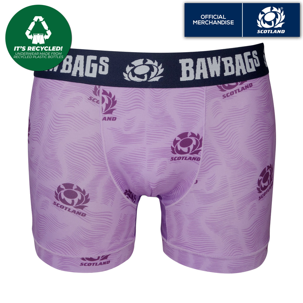 Cool De Sacs Scotland Rugby Groove Technical Boxer Shorts
