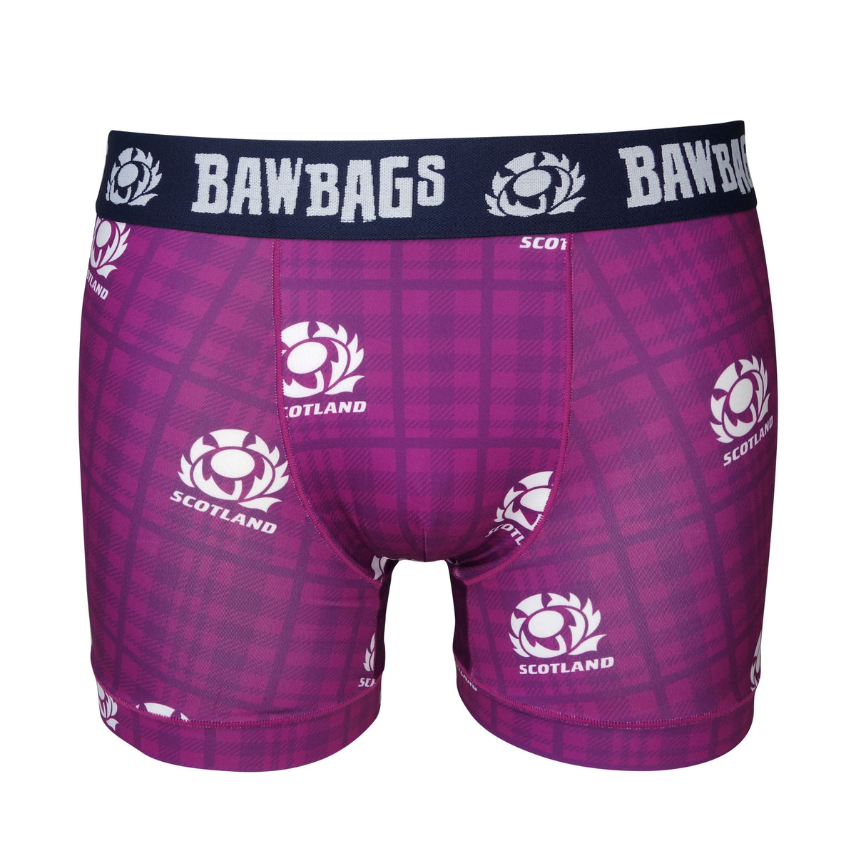 Cool De Sacs Scotland Rugby Heather Tartan Technical Boxer Shorts