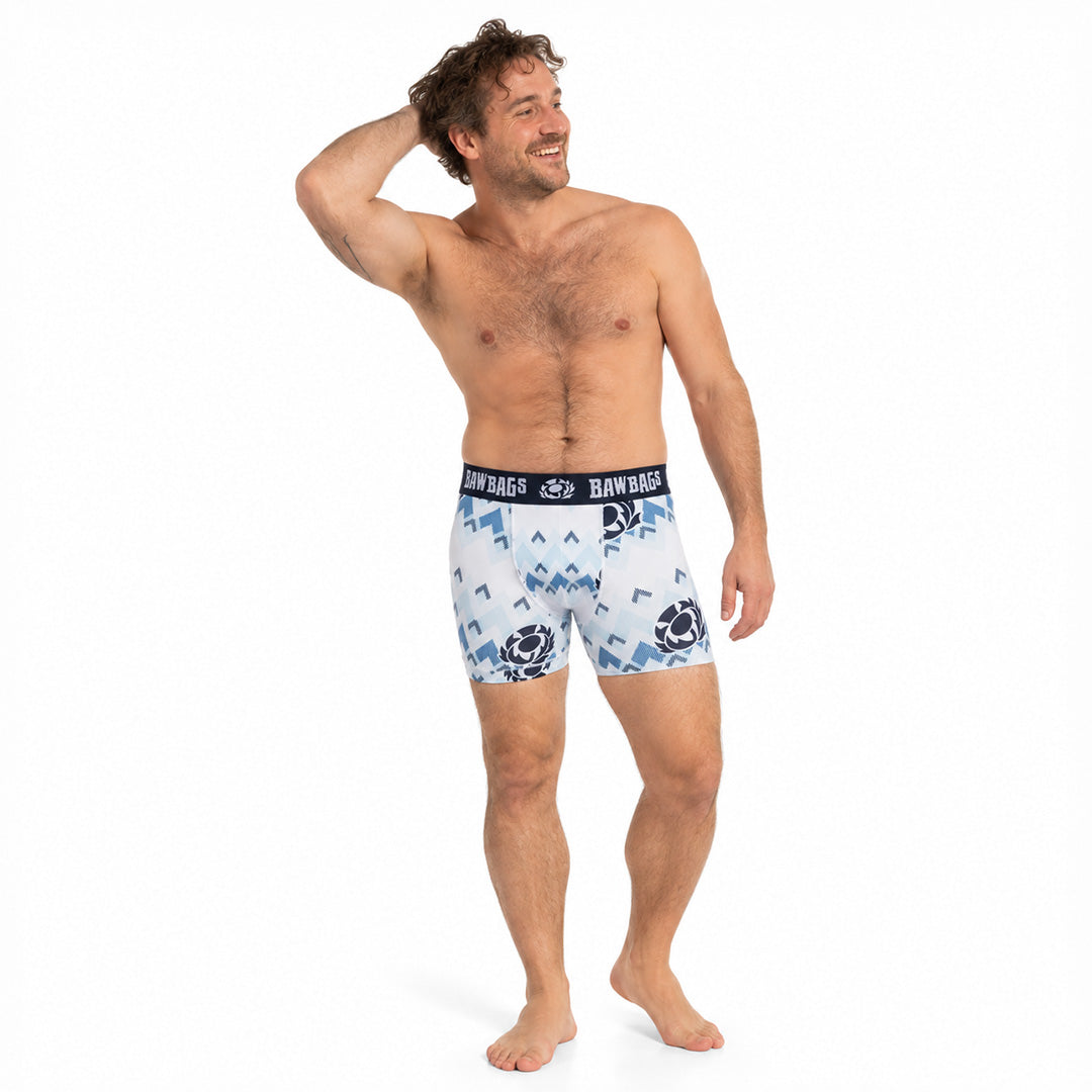 Cool De Sacs Scotland Rugby Waves Technical Boxer Shorts