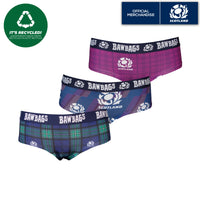 Women's Cool De Sacs Scotland Rugby 3-Pack Technical Underwear