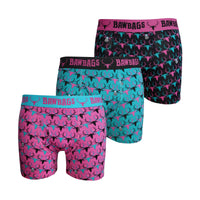 Stag 3-Pack Cotton Boxer Shorts