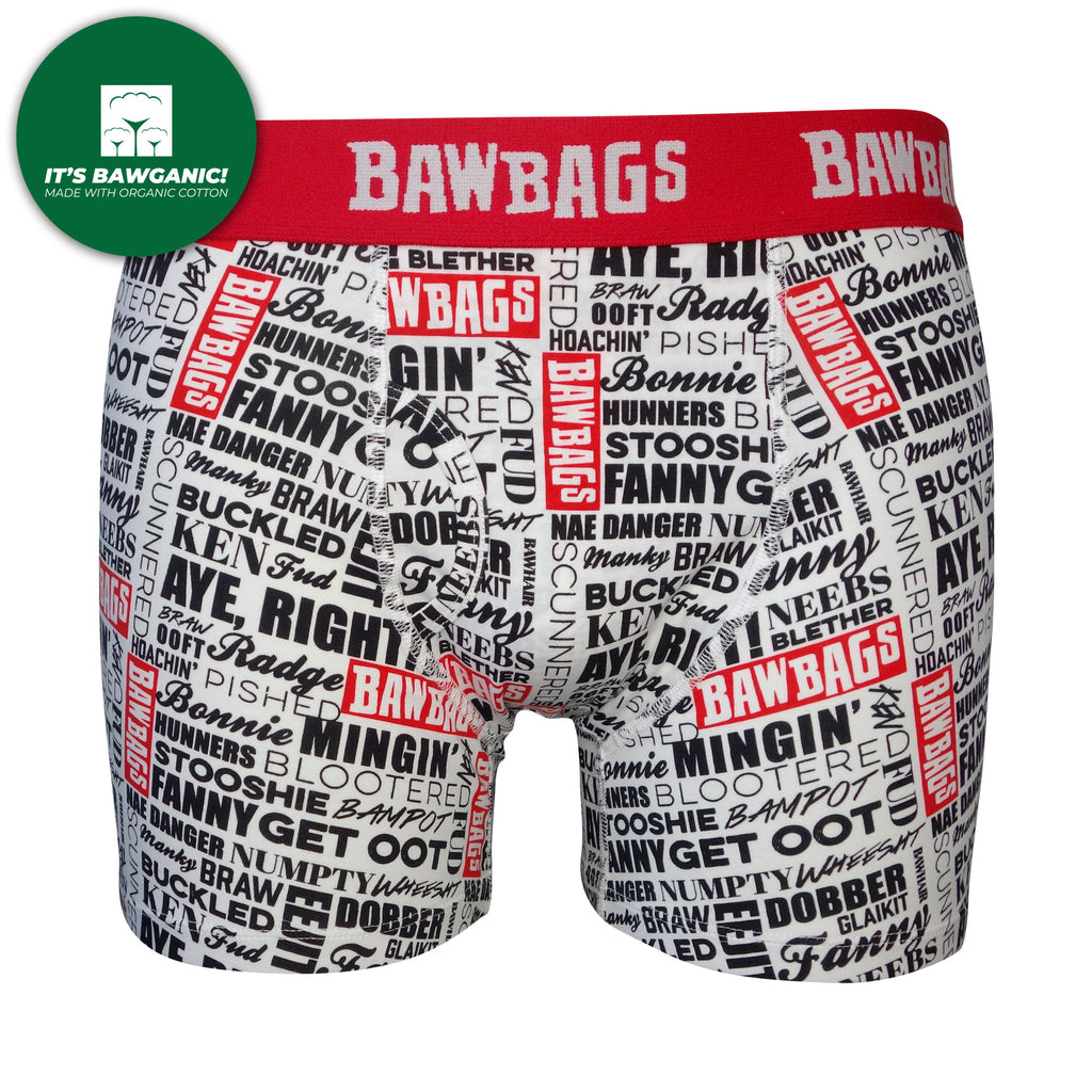 Slang Cotton Boxer Shorts