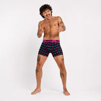 Stag - Black Cotton Boxer Shorts