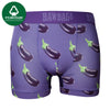 Cool De Sacs Aubergine Technical Boxer Shorts