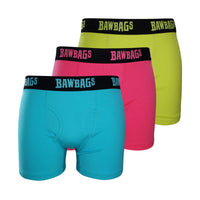 Bright Baws 3-Pack Cotton Boxer Shorts