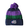 Premium Beanie - Purple/Green