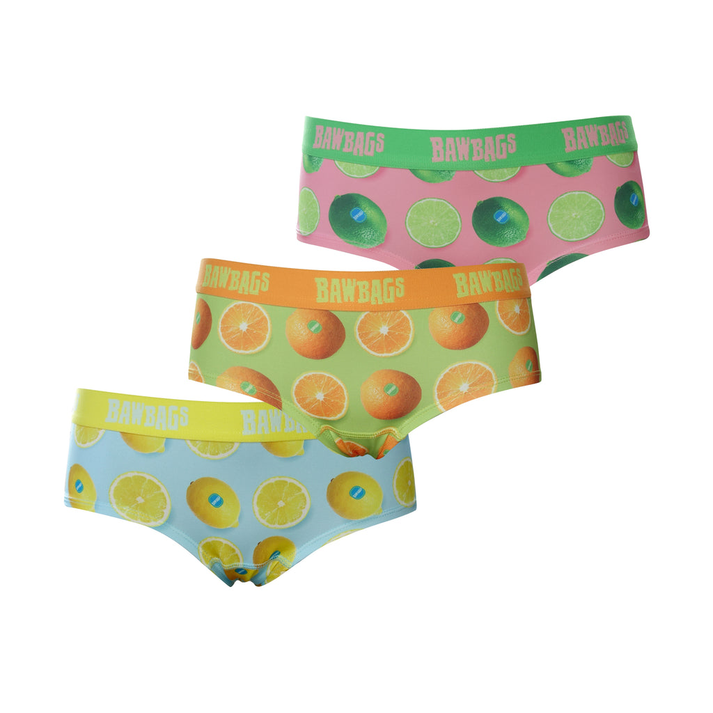 Women's Cool De Sacs Citrus 3-Pack Technical Underwear