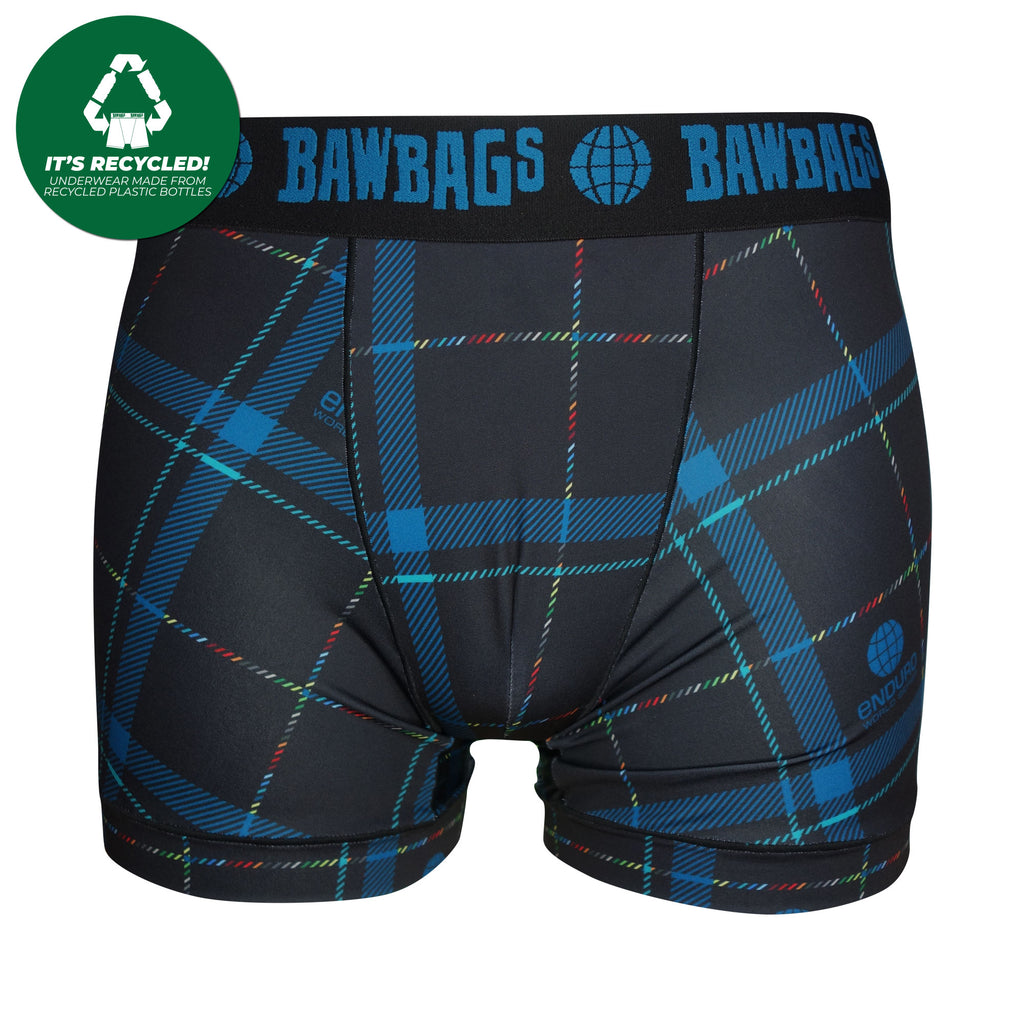 Cool De Sacs Enduro World Series Tartan Technical Boxer Shorts