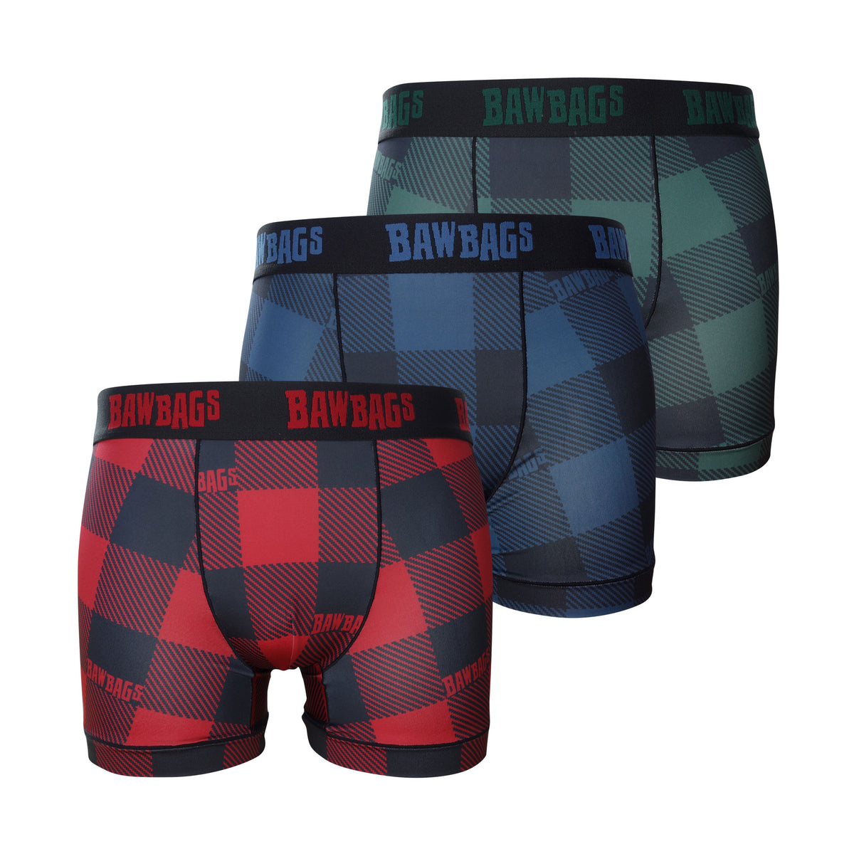 Cool De Sacs Flannel 3-Pack Technical Boxer Shorts