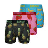 Cool De Sacs Fruit Bowl 3-Pack Technical Boxer Shorts