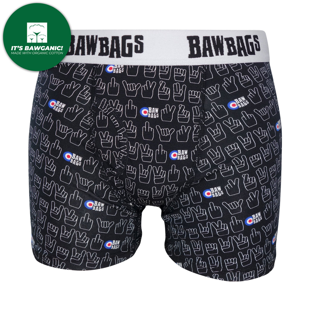 Hands Up Cotton Boxer Shorts