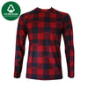 Red Flannel Base Layer Top