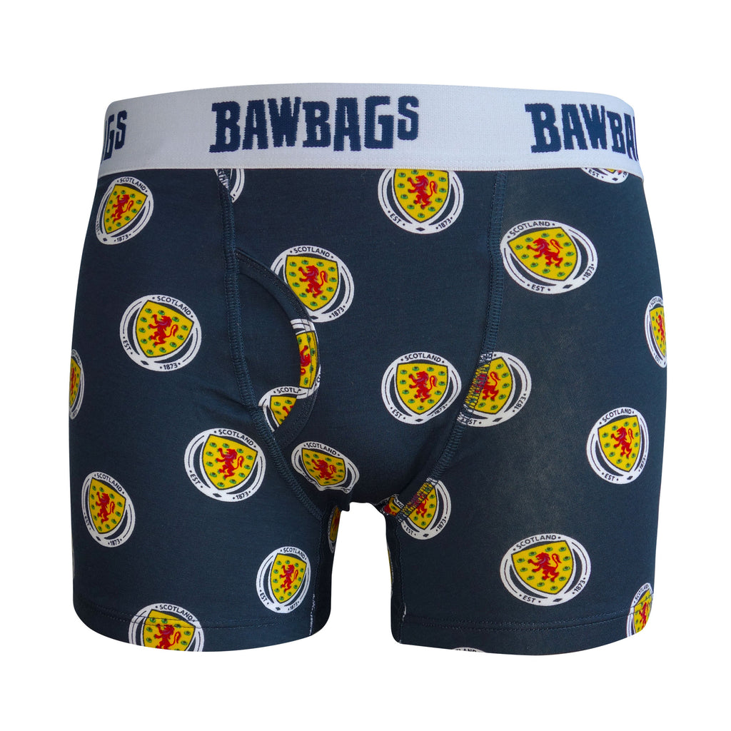 Scotland National Team - Badge Cotton Boxer Shorts