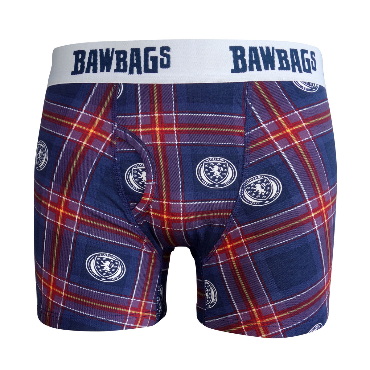 Scotland National Team - Tartan Cotton Boxer Shorts