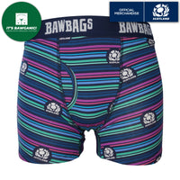 Scotland Rugby Lines Cotton Boxer Shorts