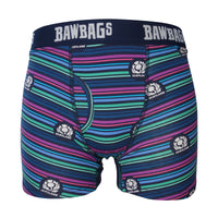 Scotland Rugby Lines Cotton Boxer Shorts
