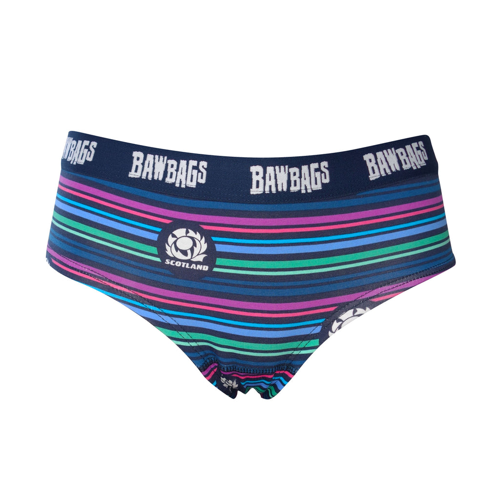 Women's Scotland Rugby Lines Cotton Underwear