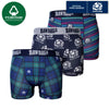 Cool De Sacs Scotland Rugby 3-Pack Technical Boxer Shorts